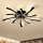 Brilagi - LED Plafoniera dimmerabile con ventilatore LED/50W/230V 3000-6500K nero + telecomando