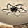 Brilagi - LED Plafoniera dimmerabile con ventilatore LED/50W/230V 3000-6500K nero + telecomando