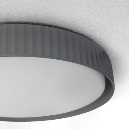 Brilagi - Plafoniera LED dimmerabile LUCIA LED/60W/230V 3000-6500K Ø 59 cm grigia + telecomando