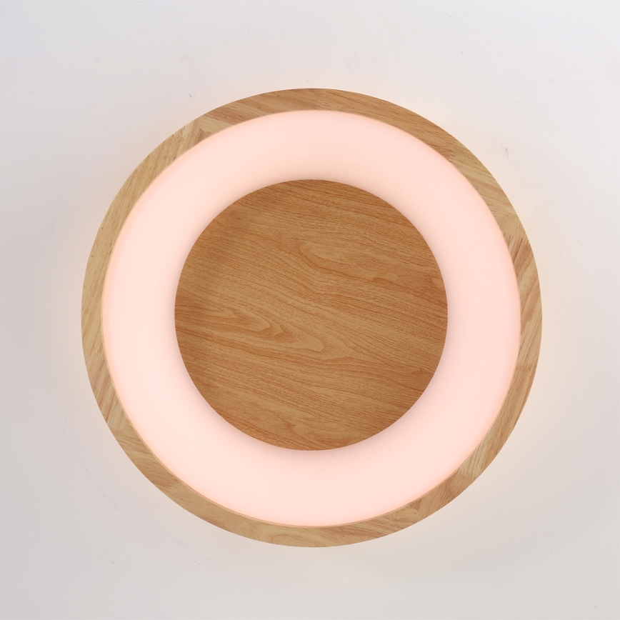 Brilagi - Plafoniera LED FALCON WOOD LED/30W/230V 3000/4000/6000K Ø 45 cm in legno