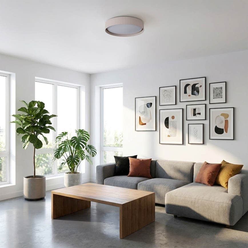 Brilagi - Plafoniera LED dimmerabile LUCIA LED/48W/230V 3000-6500K Ø 41 cm beige + telecomando