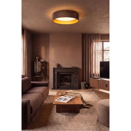Brilagi - Plafoniera LED VELVET SIMPLE LED/24W/230V 3000K Ø 45 cm marrone/oro
