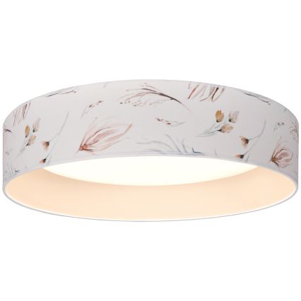 Brilagi - Plafoniera LED VELVET SIMPLE LED/36W/230V 3000K Ø 55 cm bianco/motivo floreale