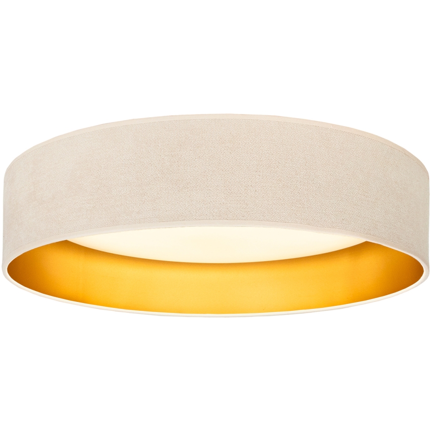 Brilagi - Plafoniera LED VELVET SIMPLE LED/36W/230V 3000K Ø 55 cm crema/oro