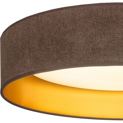 Brilagi - Plafoniera LED VELVET SIMPLE LED/36W/230V 3000K Ø 55 cm marrone/oro