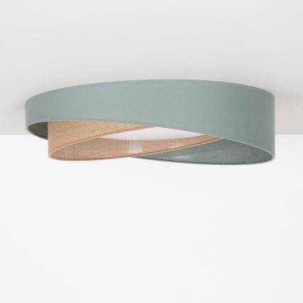 BRILAGI - Plafoniera LED VELVET TWIST LED/24W/230V 4000K Ø 55 cm verde/beige