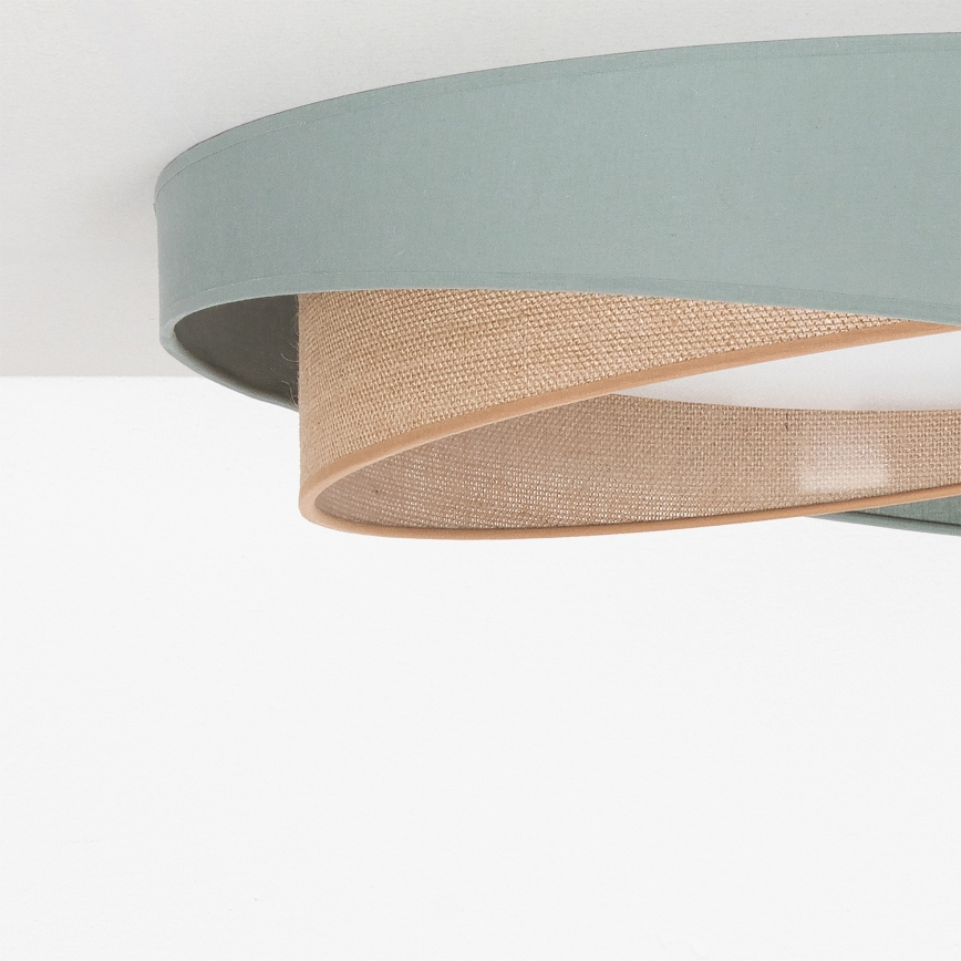 BRILAGI - Plafoniera LED VELVET TWIST LED/24W/230V 4000K Ø 55 cm verde/beige