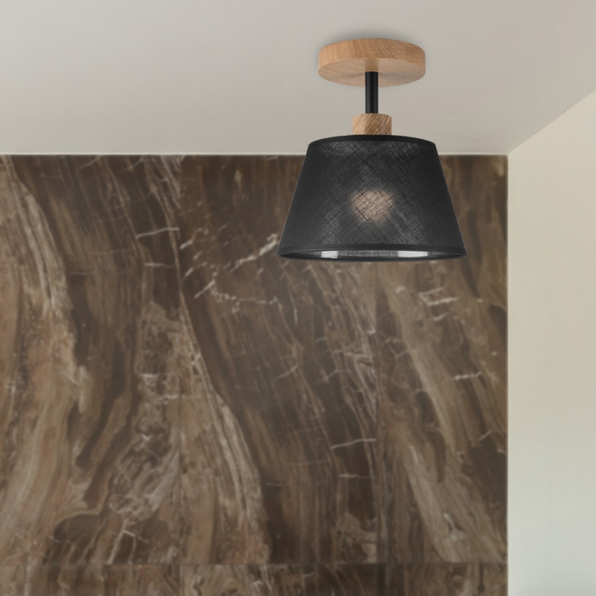 Brilagi - LED  Plafonnier ANTHONY 1xE14/60W/230V chêne/noir