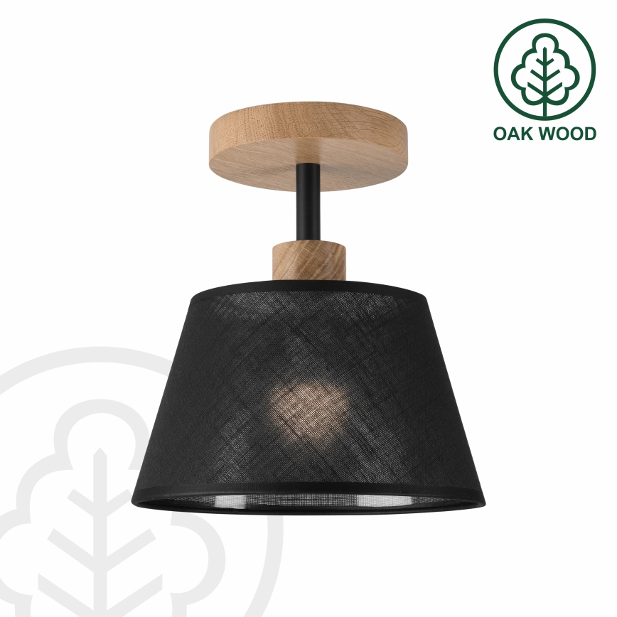 Brilagi - LED  Plafonnier ANTHONY 1xE14/60W/230V chêne/noir