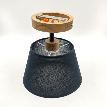 Brilagi - LED  Plafonnier ANTHONY 1xE14/60W/230V chêne/noir