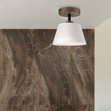 Brilagi - LED  Plafonnier ANTHONY 1xE14/60W/230V chêne noyer/blanc