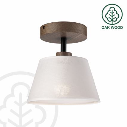 Brilagi - LED  Plafonnier ANTHONY 1xE14/60W/230V chêne noyer/blanc