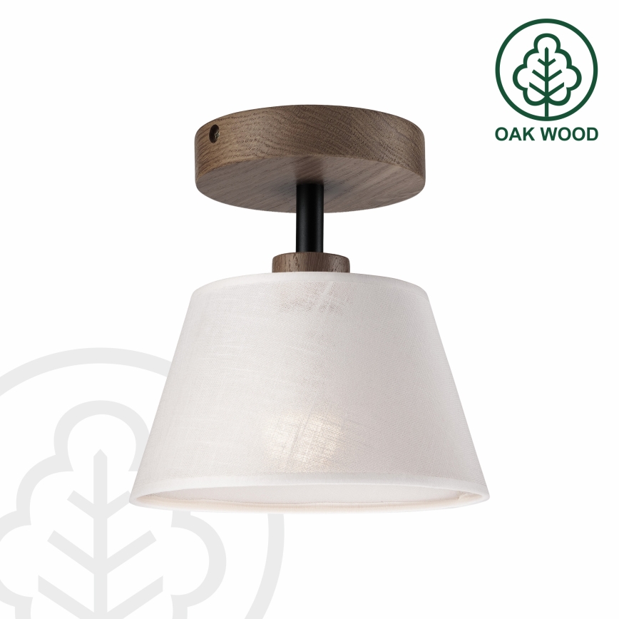 Brilagi - LED  Plafonnier ANTHONY 1xE14/60W/230V chêne noyer/blanc