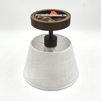 Brilagi - LED  Plafonnier ANTHONY 1xE14/60W/230V chêne noyer/blanc