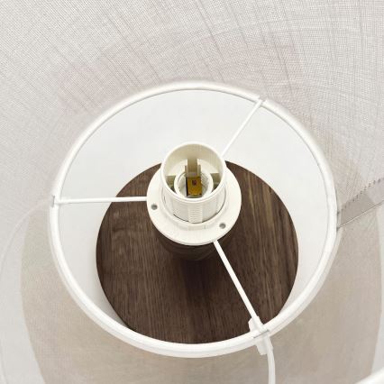 Brilagi - LED  Plafonnier ANTHONY 1xE14/60W/230V chêne noyer/blanc