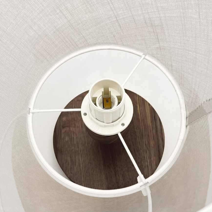 Brilagi - LED  Plafonnier ANTHONY 1xE14/60W/230V chêne noyer/blanc