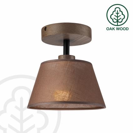 Brilagi - LED  Plafonnier ANTHONY 1xE14/60W/230V chêne noyer/marron