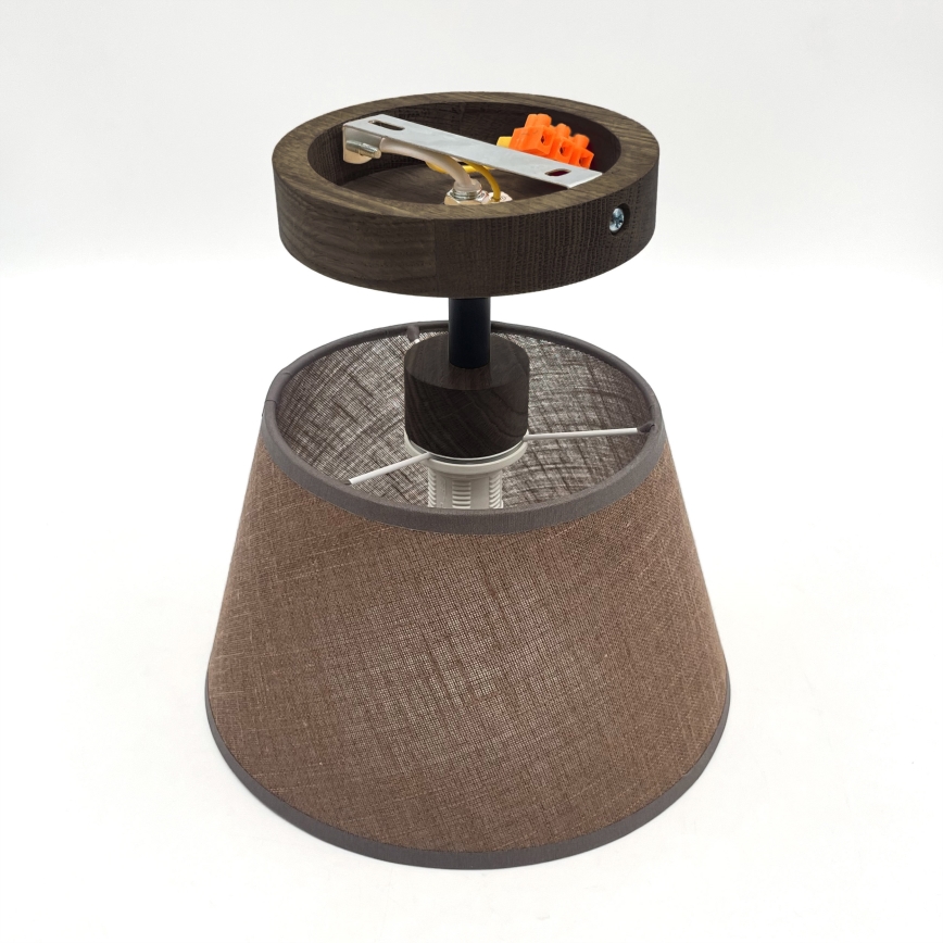 Brilagi - LED  Plafonnier ANTHONY 1xE14/60W/230V chêne noyer/marron