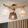 Brilagi - LED  Plafonnier ANTHONY 3xE14/40W/230V chêne