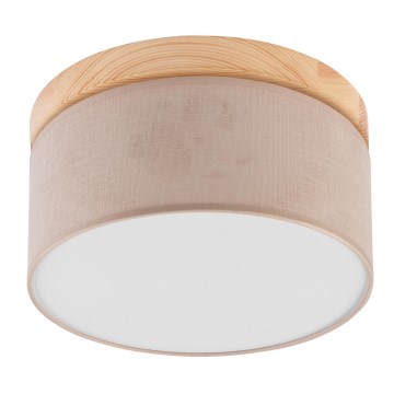 Brilagi - LED Plafonnier BELLADONNA 1xE27/15W/230V d.30 cm beige/pin