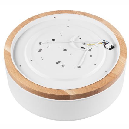 Brilagi - LED Plafonnier BELLADONNA 3xE27/15W/230V d. 50 cm blanc/chêne