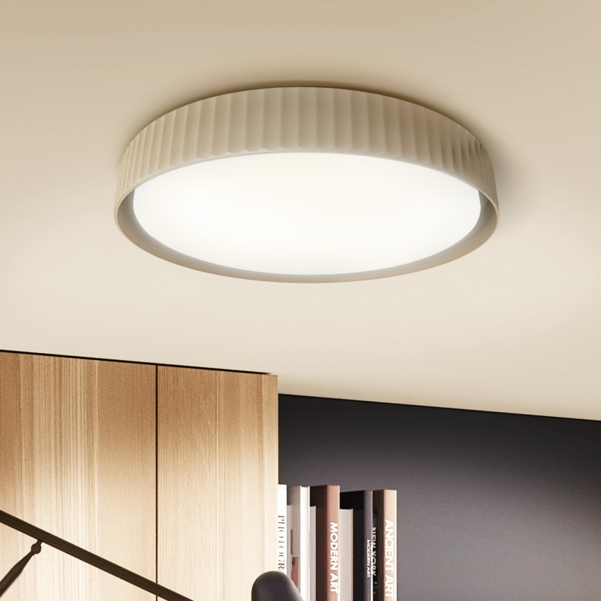 Brilagi - Plafonnier LED dimmable LUCIA LED/48W/230V 3000-6500K Ø 41 cm beige + télécommande