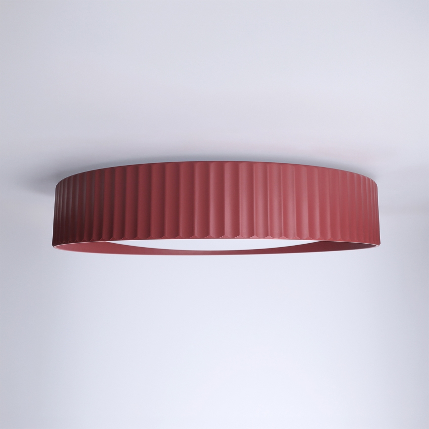 Brilagi - Plafonnier LED dimmable LUCIA LED/48W/230V 3000-6500K Ø 41 cm rouge + télécommande