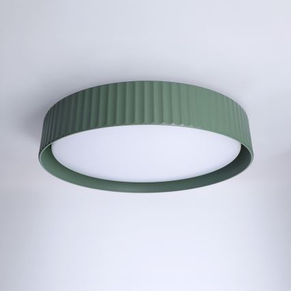 Brilagi - Plafonnier LED dimmable LUCIA LED/48W/230V 3000-6500K Ø 41 cm vert + télécommande