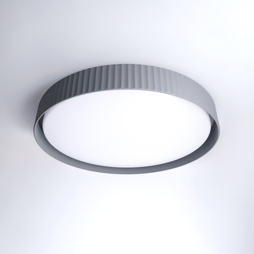 Brilagi - Plafonnier LED dimmable LUCIA LED/60W/230V 3000-6500K Ø 59 cm gris + télécommande