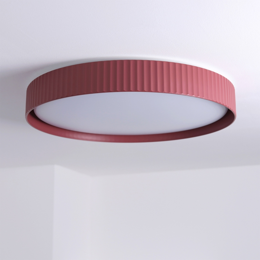 Brilagi - Plafonnier LED dimmable LUCIA LED/60W/230V 3000-6500K Ø 59 cm rouge + télécommande
