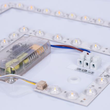 Brilagi - Plafonnier LED dimmable LUCIA LED/60W/230V 3000-6500K Ø 59 cm rouge + télécommande