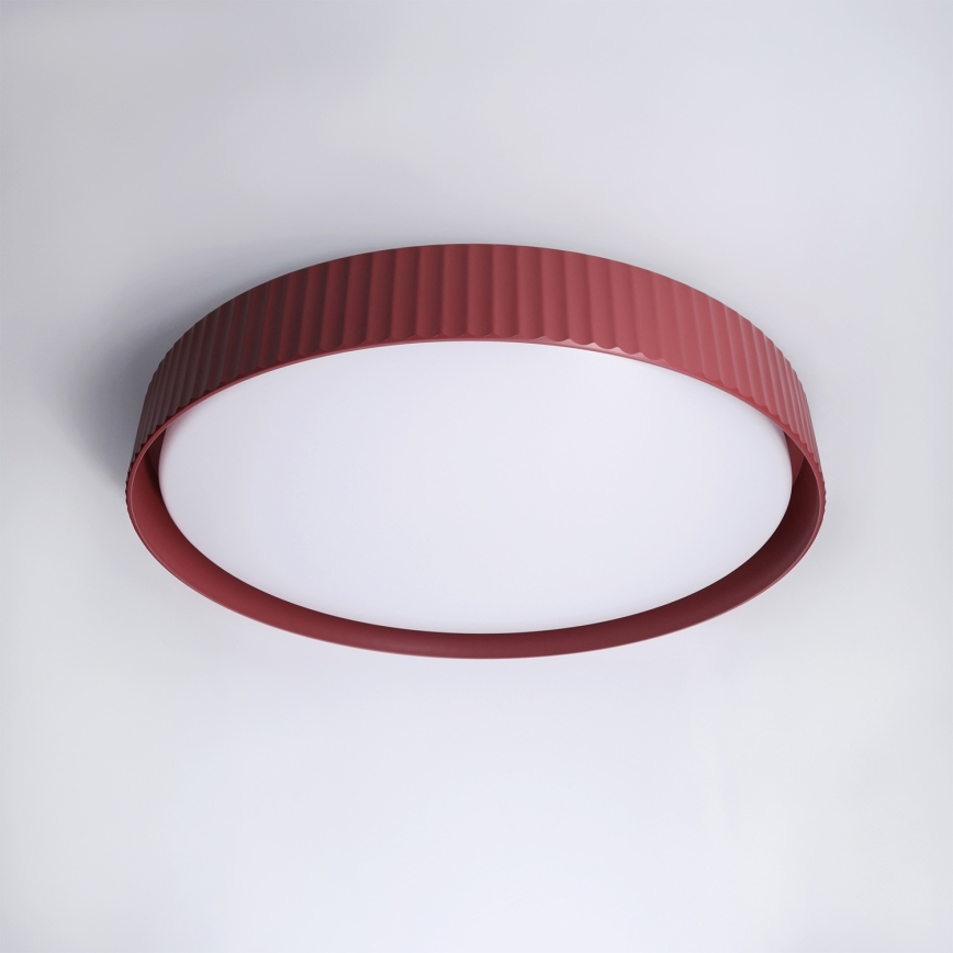 Brilagi - Plafonnier LED dimmable LUCIA LED/60W/230V 3000-6500K Ø 59 cm rouge + télécommande