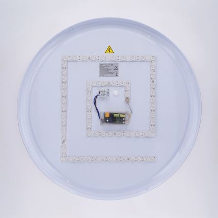 Brilagi - Plafonnier LED dimmable LUCIA LED/60W/230V 3000-6500K Ø 59 cm rouge + télécommande