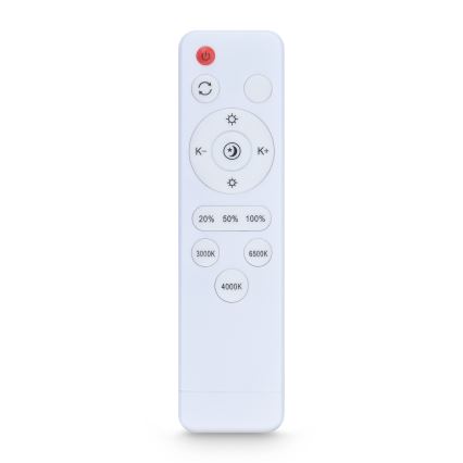 Brilagi - Plafonnier LED dimmable LUCIA LED/60W/230V 3000-6500K Ø 59 cm rouge + télécommande