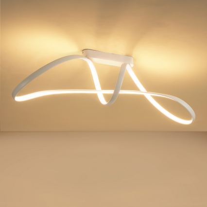 Brilagi - Plafonnier LED dimmable en saillie TWISTER LED/60W/230V 3000-6000K blanc + télécommande