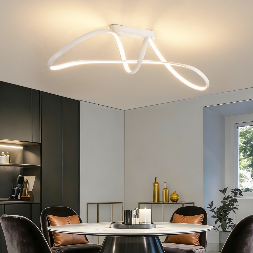Brilagi - Plafonnier LED dimmable en saillie TWISTER LED/60W/230V 3000-6000K blanc + télécommande