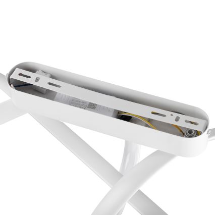 Brilagi - Plafonnier LED dimmable en saillie TWISTER LED/60W/230V 3000-6000K blanc + télécommande