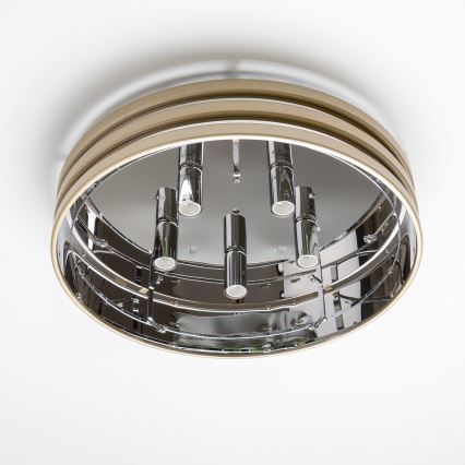 Brilagi - LED Plafonnier en cristal VELURE 5xE14/40W/230V doré