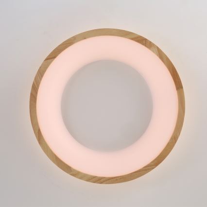 Brilagi - Plafonnier LED FALCON WOOD LED/30W/230V 3000/4000/6000K Ø 45 cm en bois