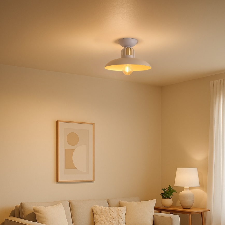 Brilagi - LED Plafonnier FLAMENGO 1xE27/60W/230V beige