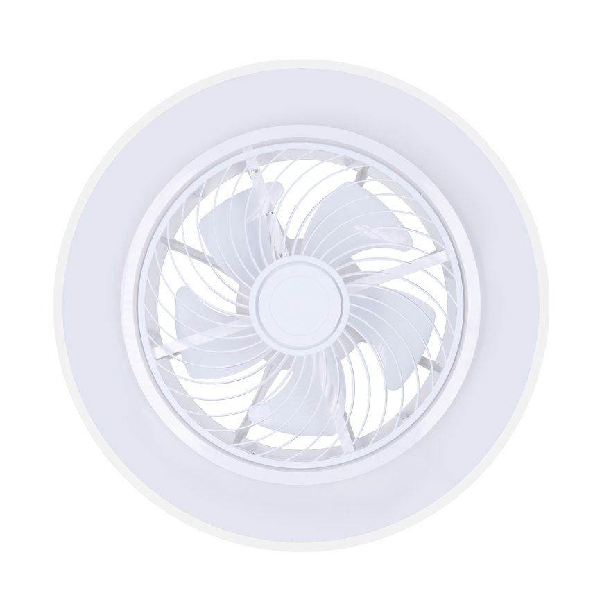 Brilagi - Plafonnier LED dimmable avec ventilateur LED/30W/230V 3000-6500K Ø 50 cm blanc + télécommande