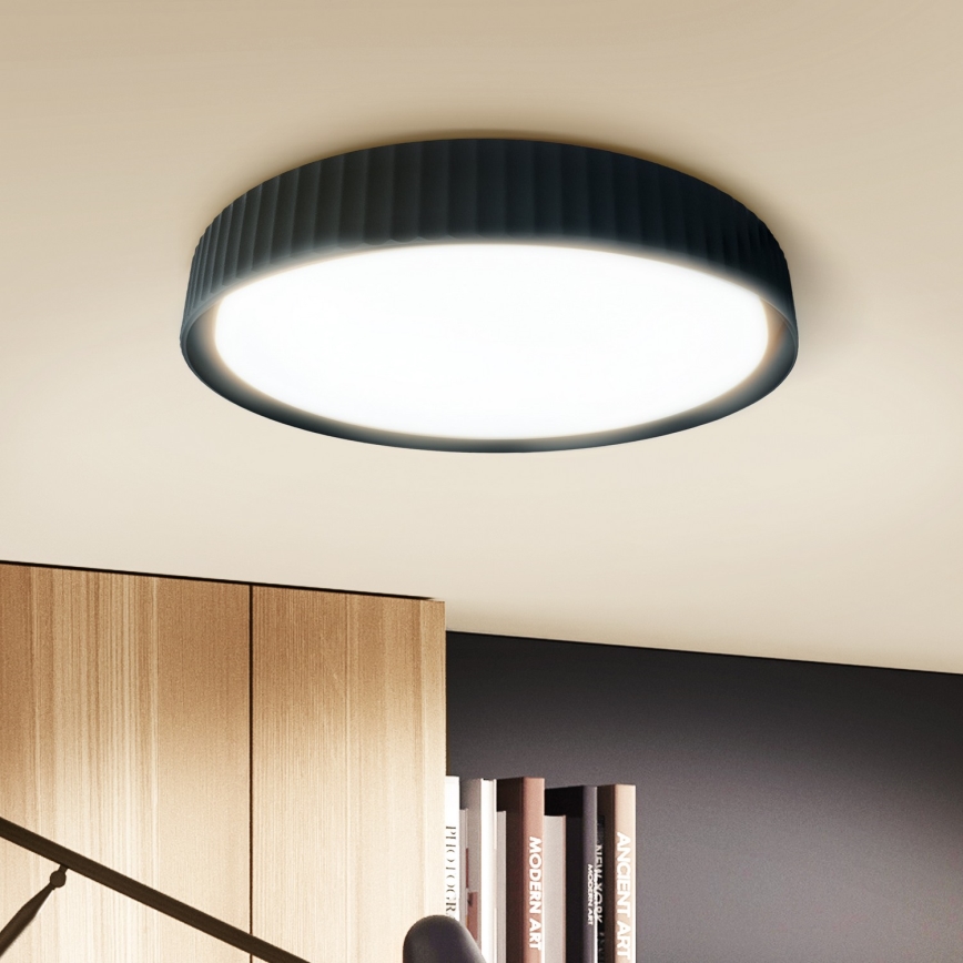 Brilagi - plafonnier LED dimmable LUCIA LED/60W/230V 3000-6500K Ø 59 cm noir + télécommande
