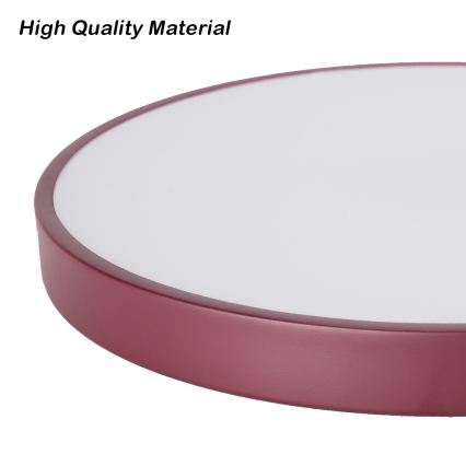 Brilagi - Plafonnier LED POOL/48W/230V 3000/4000/6000K diam. 40 cm bordeaux