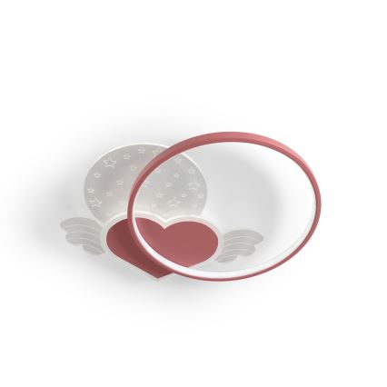 Brilagi - LED Plafonnier pour enfants LOVE LED/48W/230V 3000/4500/6000K rose