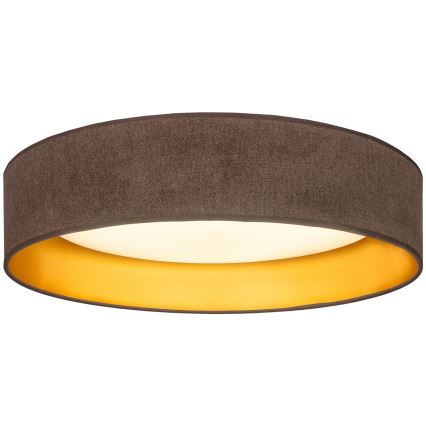 Brilagi - Plafonnier LED VELVET SIMPLE LED/24W/230V 3000K Ø 45 cm marron/doré