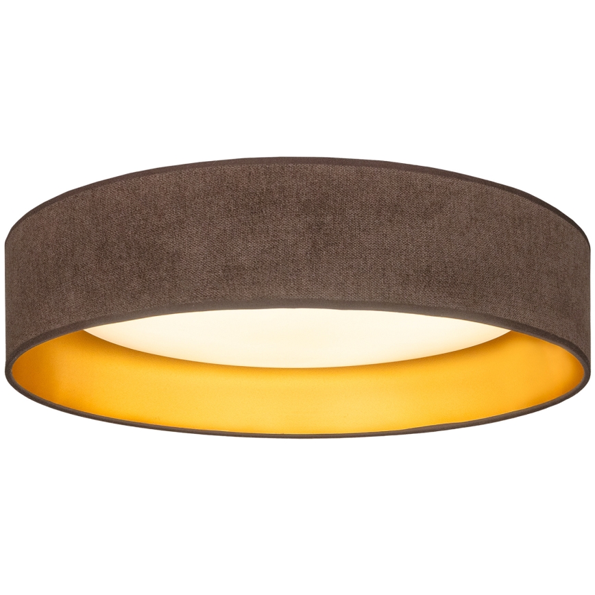 Brilagi - Plafonnier LED VELVET SIMPLE LED/24W/230V 3000K Ø 45 cm marron/doré