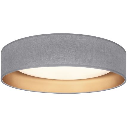 Brilagi - Plafonnier LED VELVET SIMPLE LED/24W/230V 4000K Ø 45 cm gris/doré