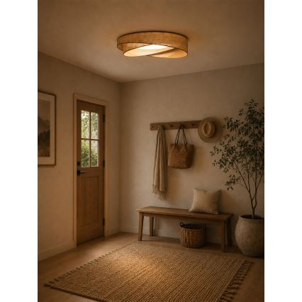 BRILAGI - LED Plafonnier VELVET TWIST LED/24W/230V 4000K Ø 55 cm beige