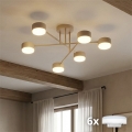 Brilagi - LED RGB+CCT dimmbare aufgesetzte Deckenleuchte MONO 6xGX53/14W/230V 2700-6500K Wi-Fi Tuya schwarz