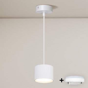 Brilagi - LED RGB+CCT dimmbare Hängeleuchte an Kabeln STRIPY 1xGX53/14W/230V 2700-6500K Wi-Fi Tuya weiß